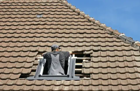 Pose de velux - Vézelay